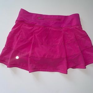 Lululemon Reflective Pace Rival Mid-Rise Skirt 12”